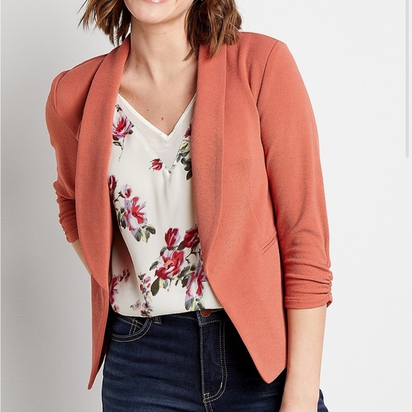 Maurices Jackets & Blazers - NWT Coral open front blazer Maurice’s Size Large